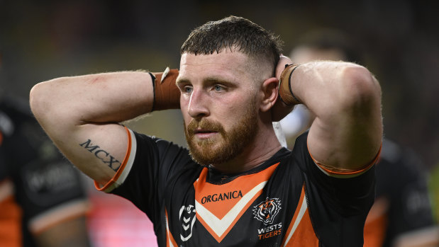 Wests Tigers’ Jackson Hastings.