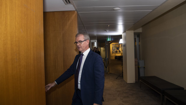 Labor MP Michael Daley ahead of a caucus meeting where he did not challenge for the leadership.