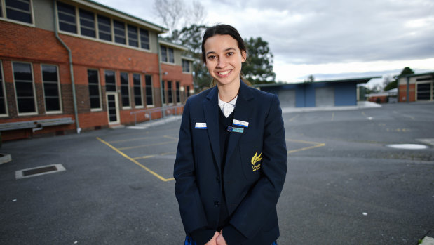 Year 11 student Wren Gillett thinks careers education is offered too late in Victorian schools