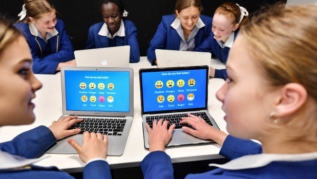 Senior students at Loreto are trialling a new teaching tool based on emojis.