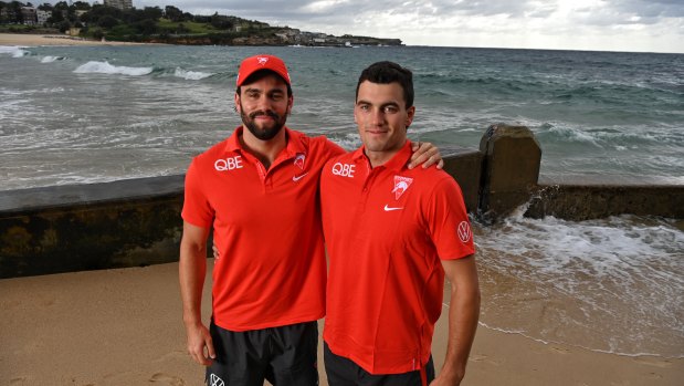 Paddy and Tom McCartin could be playing footy together for the first time this year, if the former’s comeback bid via Sydney’s VFL team gathers speed.