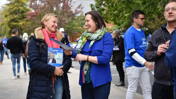 Liberal candidate Katie Allen and former Higgins MP Kelly O'Dwyer will join health minister Greg Hunt to make the announcement on Wednesday. 