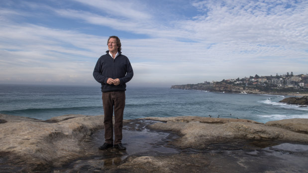 Sculpture by the Sea founder David Handley at Tamarama.