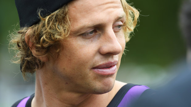 Positive outlook: Nat Fyfe says Fremantle will be more attacking this season.