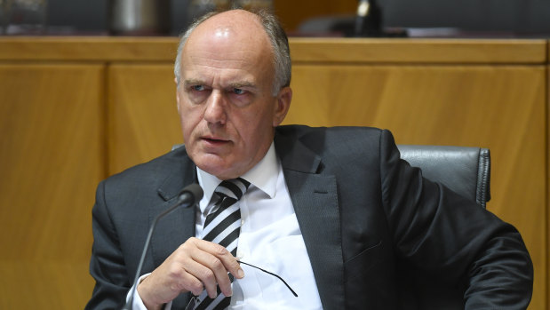 Senator Eric Abetz defended John Lloyd after a code of conduct investigation into the public service commissioner.