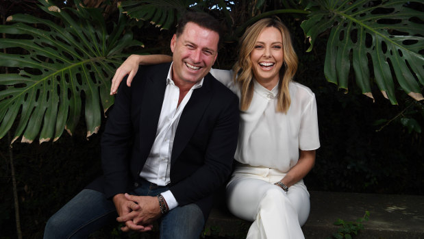 Karl Stefanovic with Ally Langdon, who has left Today to become the host of A Current Affair.