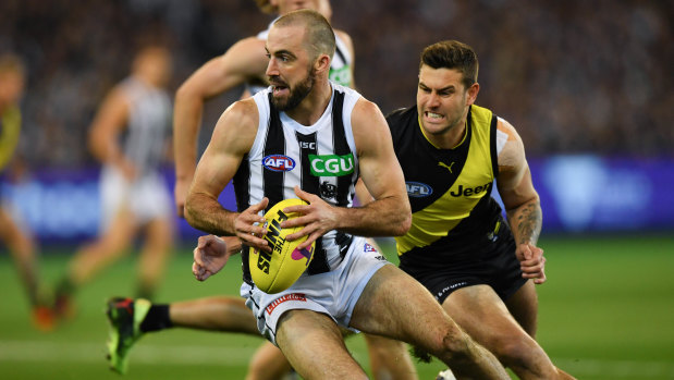 Steele Sidebottom had the ball on a string against Richmond.