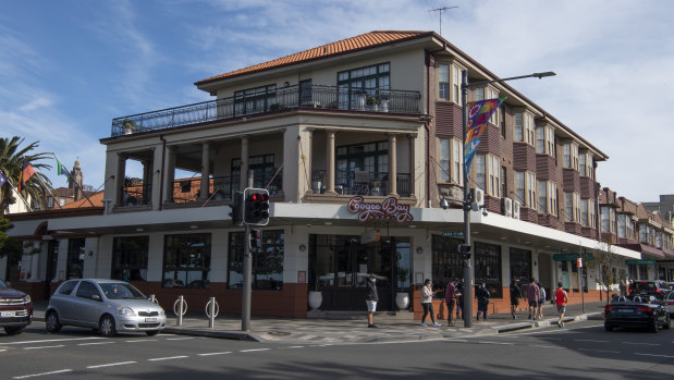 The Coogee Bay Hotel is a local landmark, just across the road from the suburb’s popular beach and promenade.