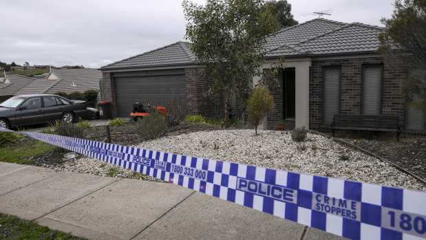 Police have cordoned off a property on Phillip Drive in Sunbury where one man was arrested.