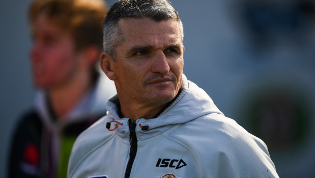 Tight-lipped: Ivan Cleary didn't want to discuss his coaching future yesterday.