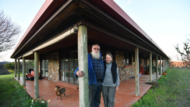 Elizabeth and Brian Blakeman at their Wairewa home.