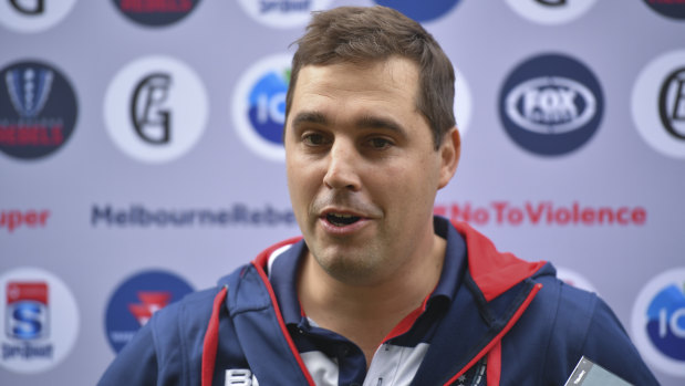 Melbourne Rebels coach Dave Wessels 