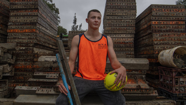 Connor Walker was a student at Agoge Education Australia. "I'm working as a concreter now."