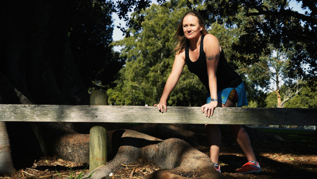 Bec Rumens tries to get as many hills in her City2Surf training as possible.