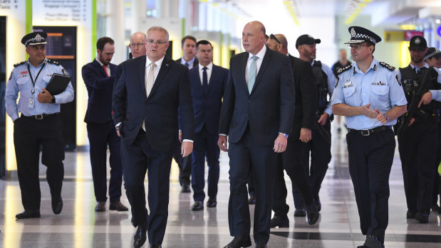 Scott Morrison said the additional airport security did not represent a change in Australia's terror threat level.