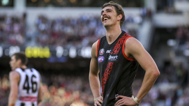 Joe Daniher was Essendon's best, but couldn't get his team over the line.