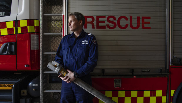 Shannon Crofton, NSW Fire and Rescue flood rescue expert at Hurstville station.