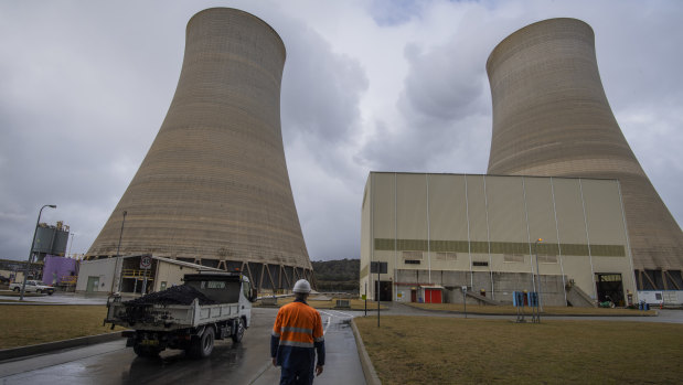 EnergyAustralia’s Mt Piper coal-fired power station in NSW.