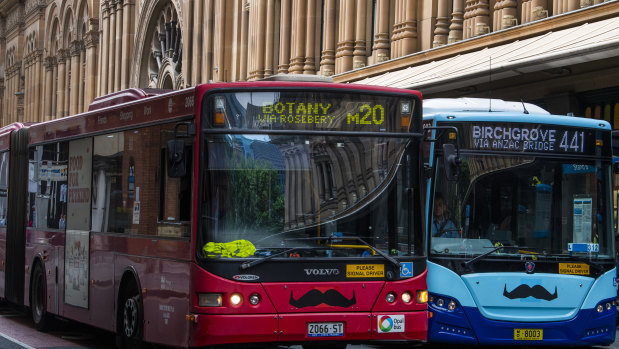 Crowding on Sydney's buses has worsened.