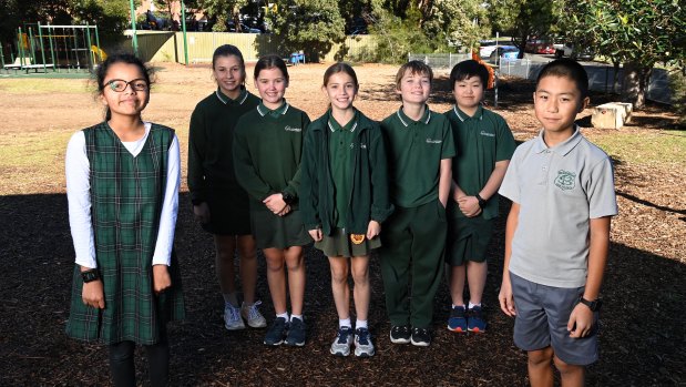 Girls at Meadowbank Public can choose dresses or pants, but the dresses are more restrictive.