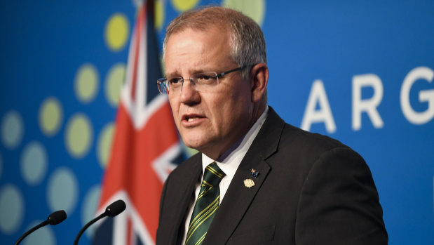 Mr Morrison rejected the idea the commitment to free trade had gone sideways.