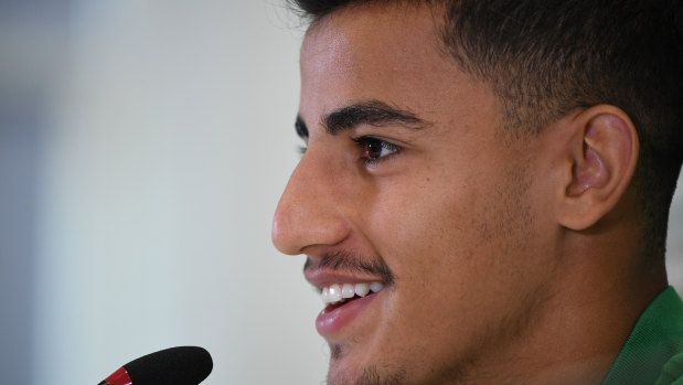 "I spoke to the gaffer and I was really excited to get started": Daniel Arzani.