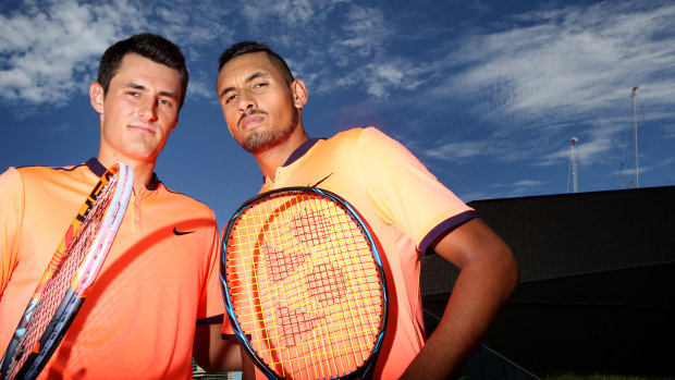 Bernard Tomic and Nick Kyrgios.