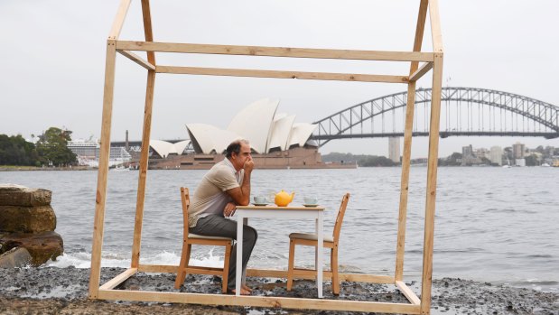 Geoff Sobelle, creator of the Sydney Festival's HOME at Mrs Macquarie’s Chair.