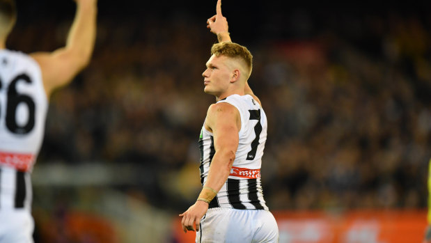 Adam Treloar is in for his first game of 2020. 