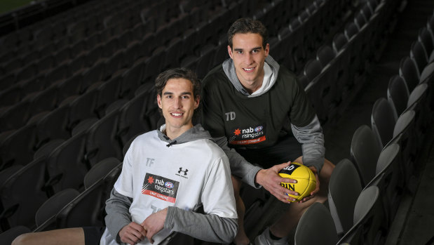 Max (left) and Ben King will both go early in the draft on Thursday night.