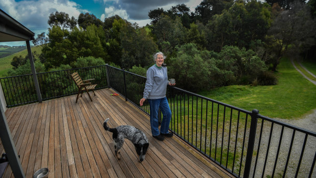 Carol Barker and her husband Rob (now deceased) bought a property near Foster 30 years ago with the idea they would revegetate it and put a covenant on it so it was protected forever. He died last year but she still lives there, among trees she planted 20 years ago.  
