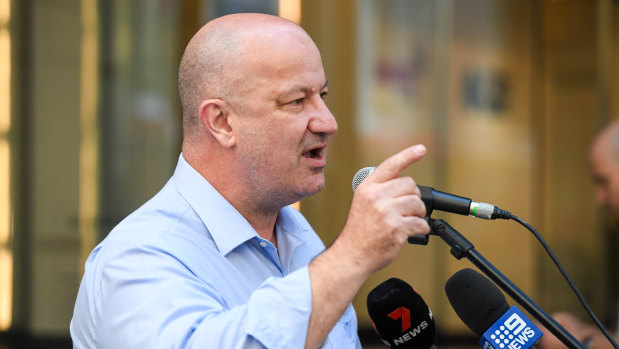 Unio<em></em>ns NSW secretary Mark Morey has backed the super housing proposal aimed at providing affordable rentals for essential workers. 