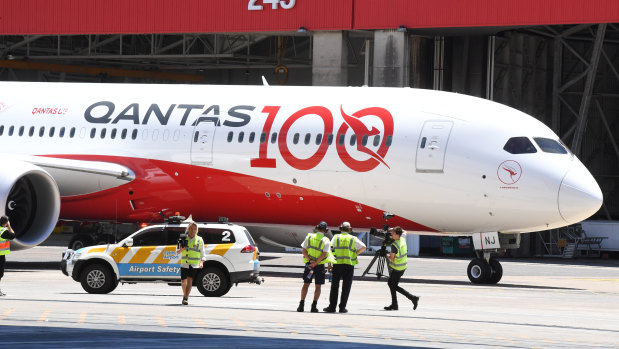 The coronavirus outbreak has hit Qantas.  