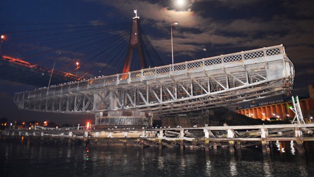 The historic Glebe Island Bridge could be used by cyclists and pedestrians as part of urban renewal projects on Sydney Harbour.