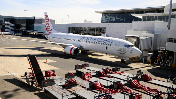 Virgin Australia aircraft.