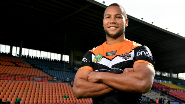 Tough pill to swallow: The Bulldogs are paying $175,000 of Moses Mbye's salary to play for the Tigers after letting him go in 2018 due to salary cap pressure.