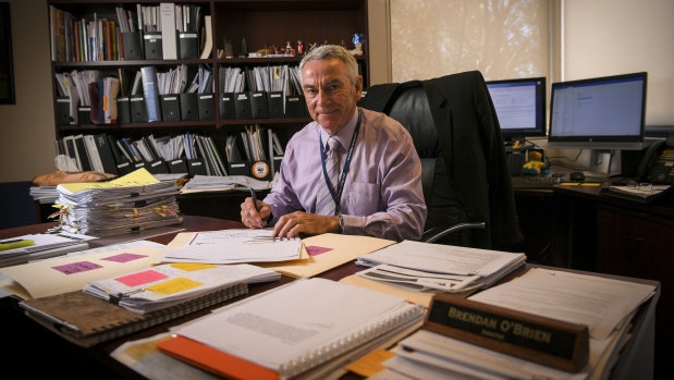 Brendan O'Brien, the principal  of Carranballac College in Point Cook.