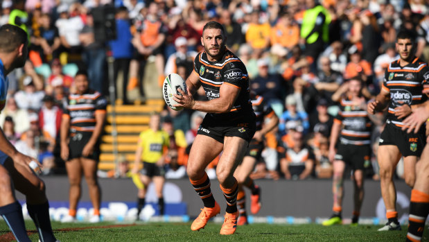 Homecoming spoiled: Robbie Farah's return to the Tigers began with a defeat against the Titans.
