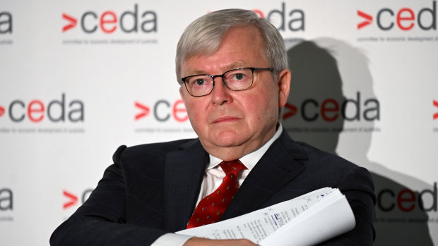 Kevin Rudd said Australia could concede political ground to China if it doesn't assist in the region.