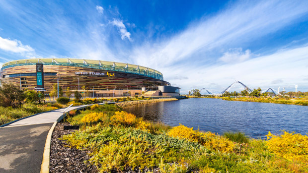 Perth's stunning Optus Stadium will be in the sporting spotlight across Australia with two massive fixtures in two codes this weekend.