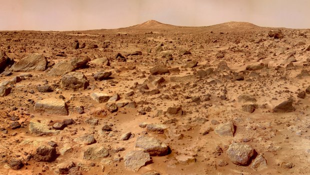 Mars, which an international team of scientists believes could one day be colonised by humans.