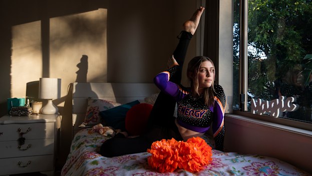 Cheerleader Maddy Wahab, 17, found home schooling a frustrating experience. "Every single day someone in my grade was crying," she says. "It's been a tough year."