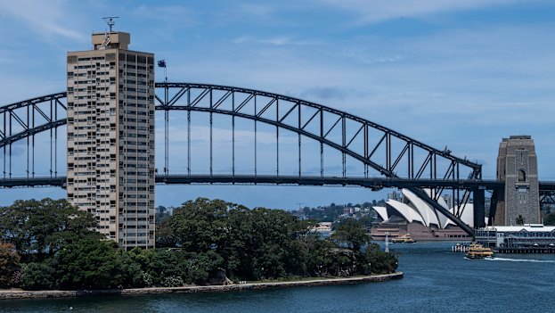 Blues Point Tower at McMahons Point.