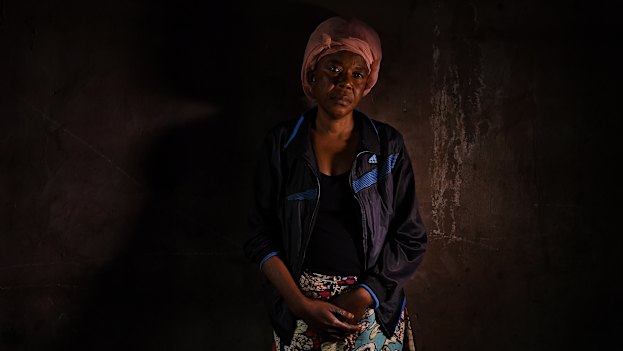 Helene Ntumba, 49, was held for three months before she managed to escape.