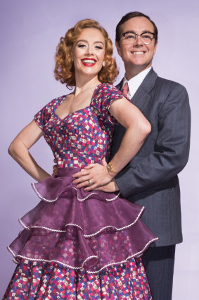 Nikki Shiels and Toby Truslove starred in the MTC's production of Home, I'm Darling.