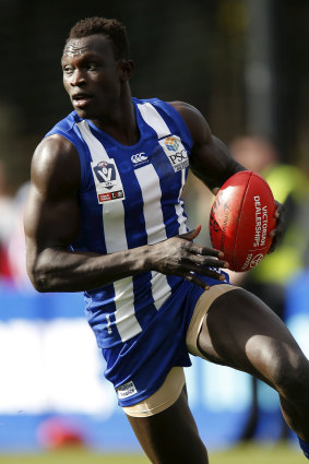 Majak Daw is increasing his playing time in the VFL.