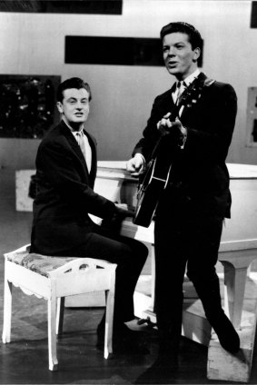 The Allen Brothers on Bandstand.