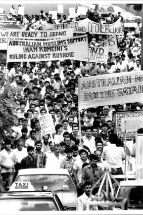 "Had the 1,000 or so chanting Muslims been in Mecca, no-one would have looked twice." March 5, 1989