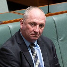 Shadow minister for veterans’ affairs Barnaby Joyce.