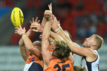 The GWS-Carlton clash never reached any great heights.